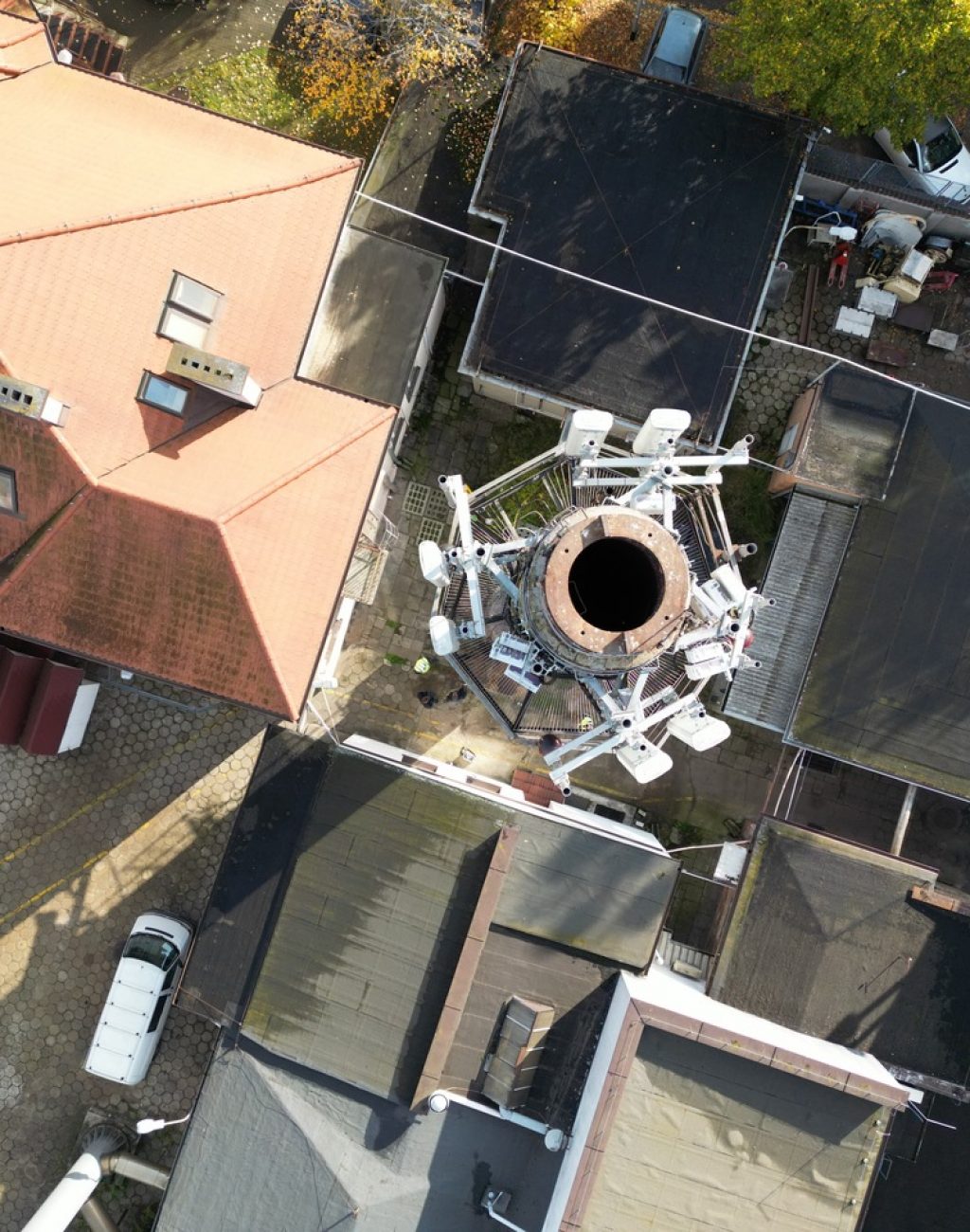 Inspekcja komina dronem